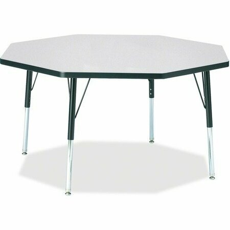 JONTI-CRAFT TABLE, OCTAGON, 48X48, GY/BK JNT6428JCE180